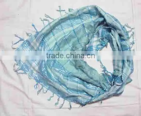 Printed Red Silk Scarf