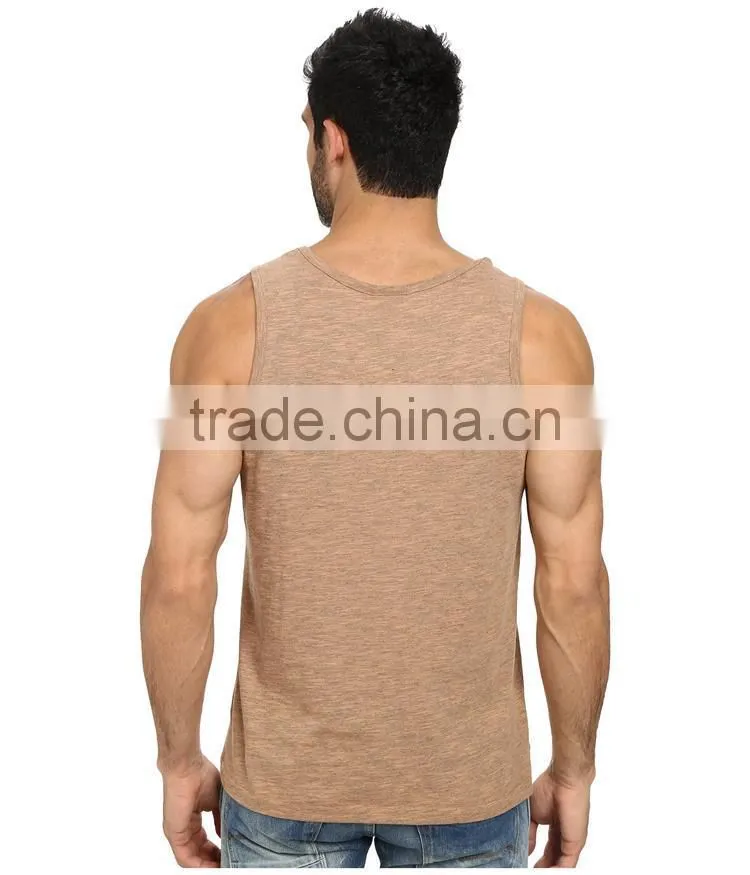 Plain loose fit tank tops for men wholesale cheap