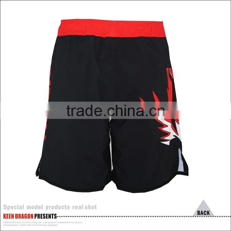 BJJ tiger print custom design mma shorts with heavy material