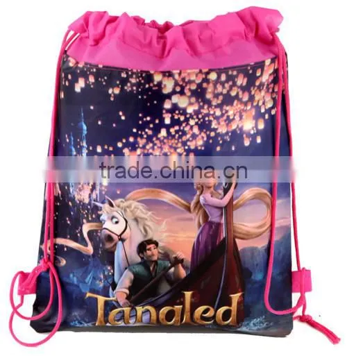 Hot! Tangled school backpack cheap thing to sell cotton Non-woven handbag