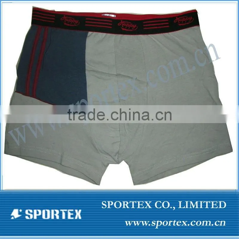 welcomed men's underwear with different color cuttings