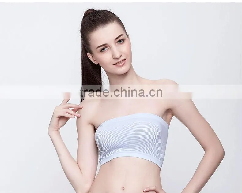 Factory Provide Seamless Girl Sexy Tube Sexy Bra