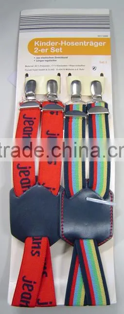 Adjustable elastic adjustable colorful adult's Suspenders