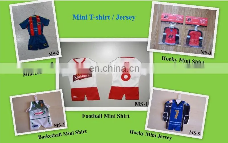 Printing polyester promotion gift car mini shirts