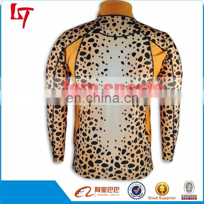 long sleeve custom printed sublimated rash guards wholesale long sleeve custom printed rash guard Spandex Long Sleeve Shirts