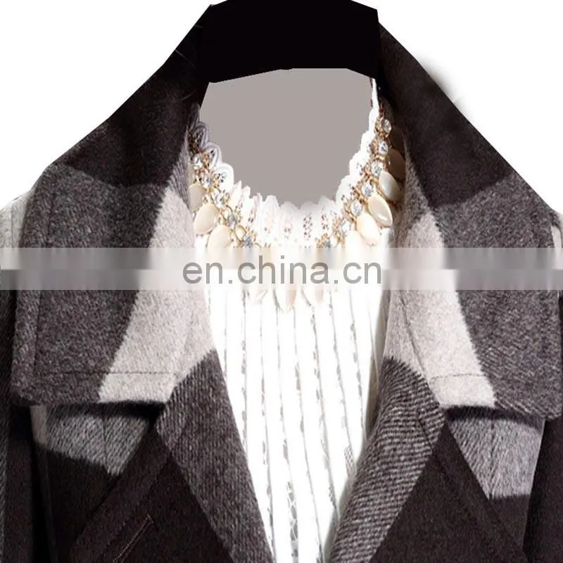 2017 latest design winter coat for women with wool