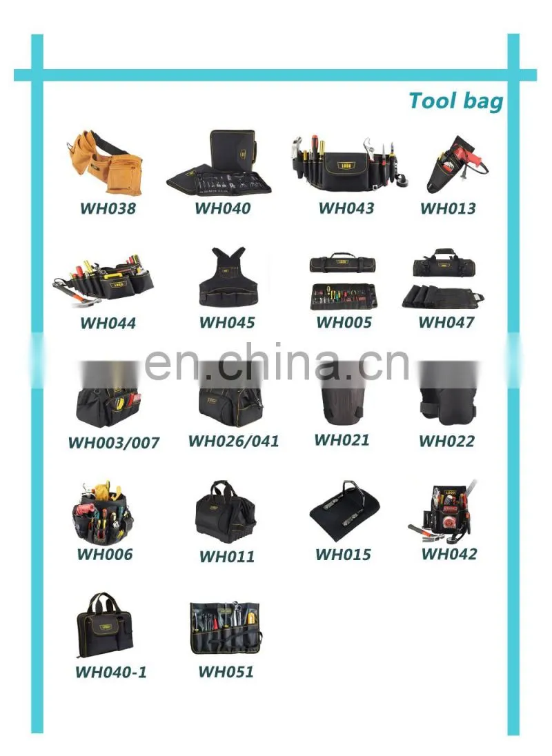 Factory Manufacturer Custom tool waist bag