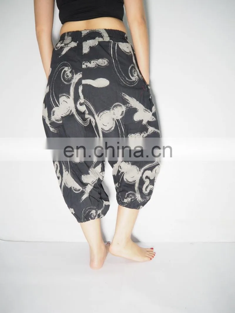 NAPAT Free size 100% cotton harem yoga pants thai yoga pants