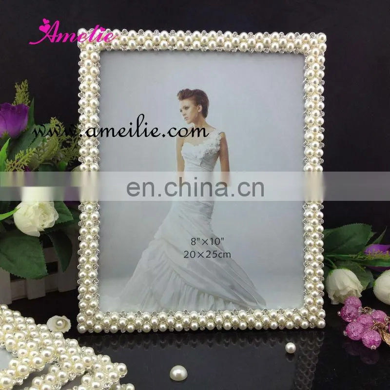 AP9012 Pearl Square Wedding Funny Photo Frames
