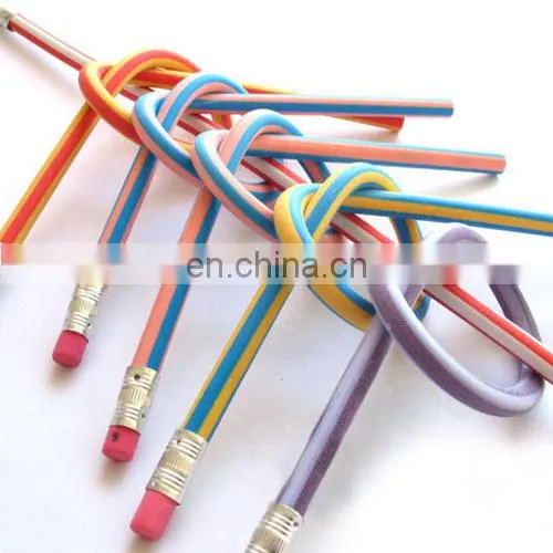 2014 New Arrival Unique Promotion Plastic Flexible Pencil
