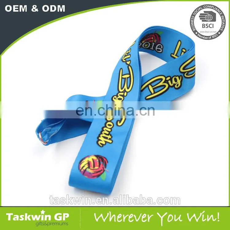2017 new design sublimated lanyard with custom logo