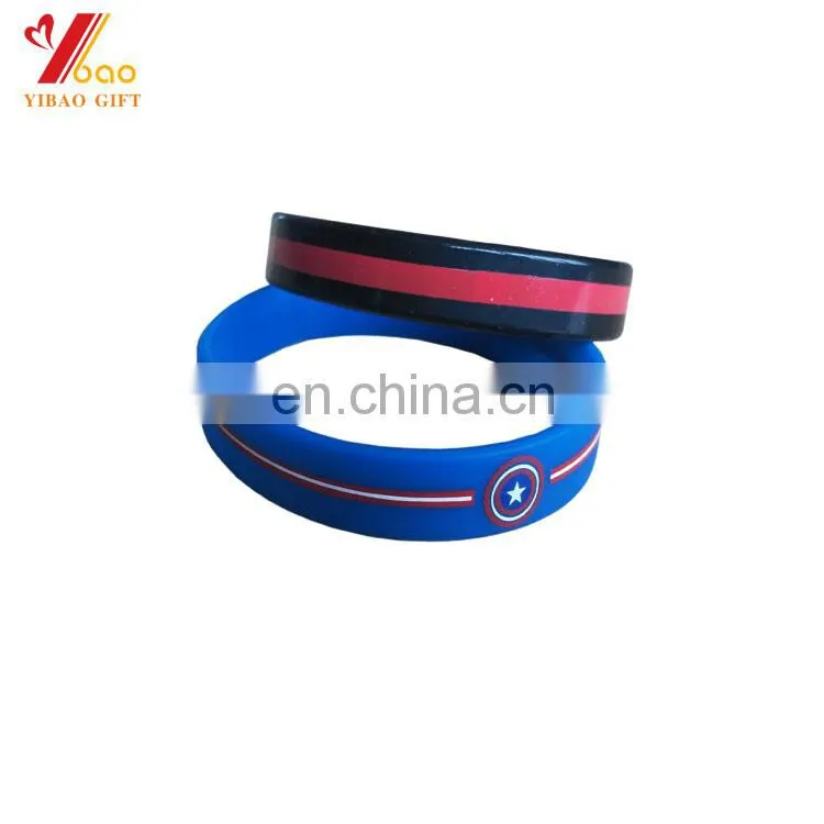 Promotional cheap Silicone Wristband, embossed wristband, print logo Wrist Band
