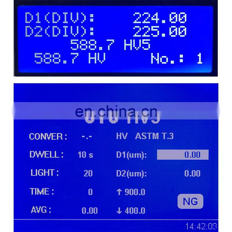 HV1000 Micro vickers Hardness Tester rockwell brinell vickers hardness tester microhardness