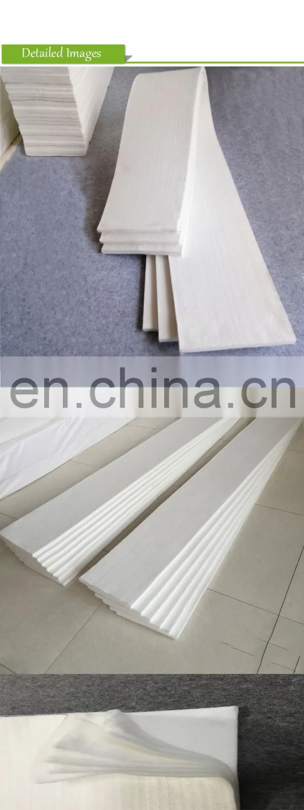 Factory Pure White layered felt tension pad for steel slitting machine samples free