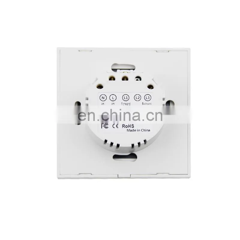 EU type Curtain Wall Switch WiFi Control APP or Voice Control by Alexa Google Home Smart Home