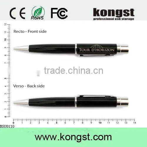 Pen Shape High Speed USB Flash Drives USB 2.0 Pen Drive Good Quality Memory Flash with custom logo