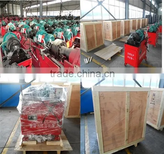 Rib peeling & threading machine Rebar screw making machine