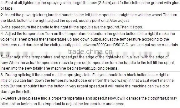 2015NEW cheap Hot air pvc banner welder / Banner welding machine