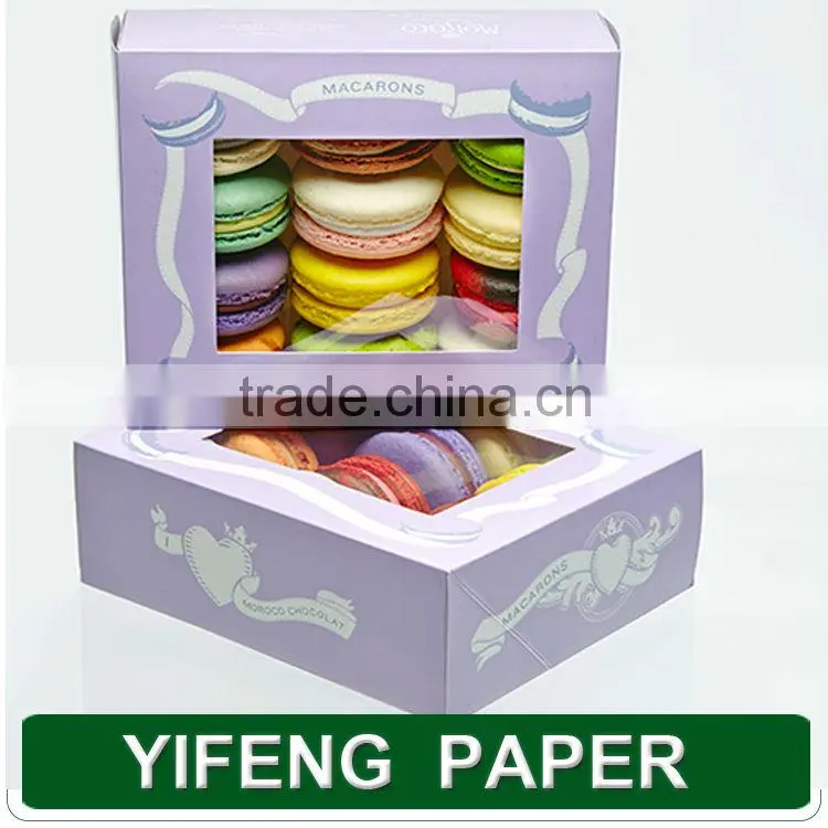 customized paper fashion macaron boxes packaging gift box for macaron