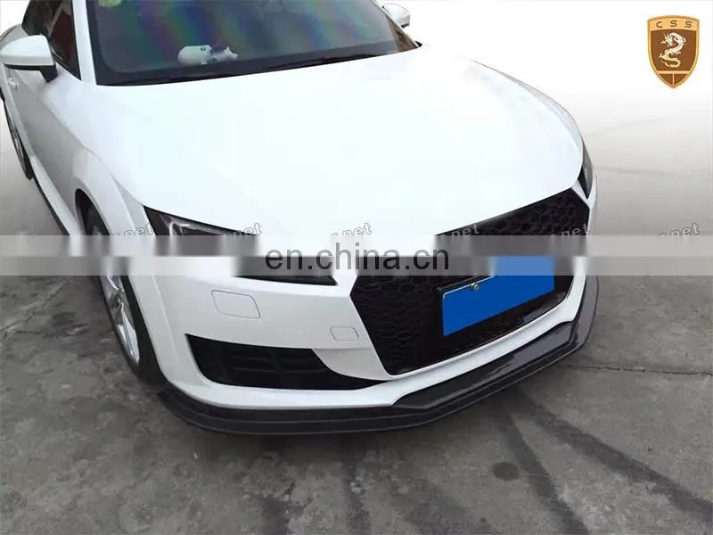 lips/spoiler/side skirts carbon fiber body kit for audi TT 2016