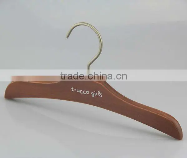 WK004 kid wooden hangers suit hangers children coats hangers