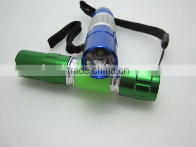 1 led 0.5W mini flashlight torch powered by AA battery