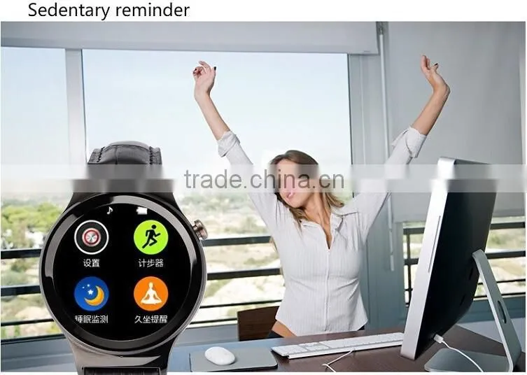 Hot selling touch screen smart watch phone android with sim card