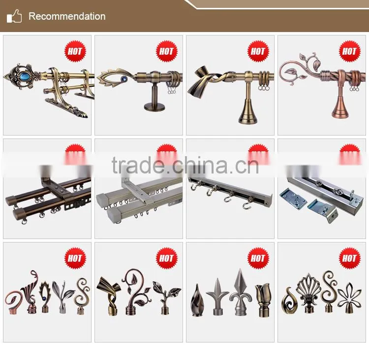 Zinc alloy Wardrobe rail center support