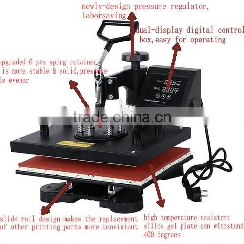 High Quality! best heat press machines, heat transfer machines, digital combo heat press LM-C006