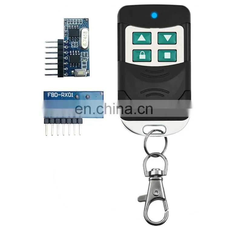 RF transmitter and receiver 433mhz Wireless remote control light switch RF module with remote