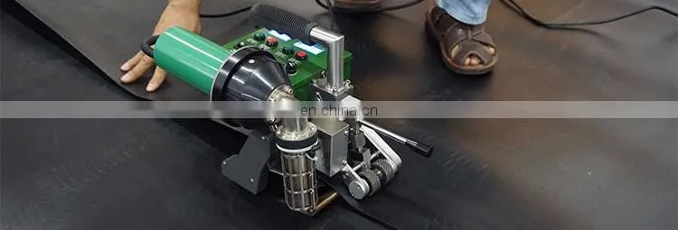 hot air welding geomembrane machine