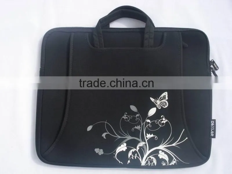 2016 hot selling neoprene soft waterproof laptop carrying bag