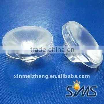 Wave-shaped power concave led lens