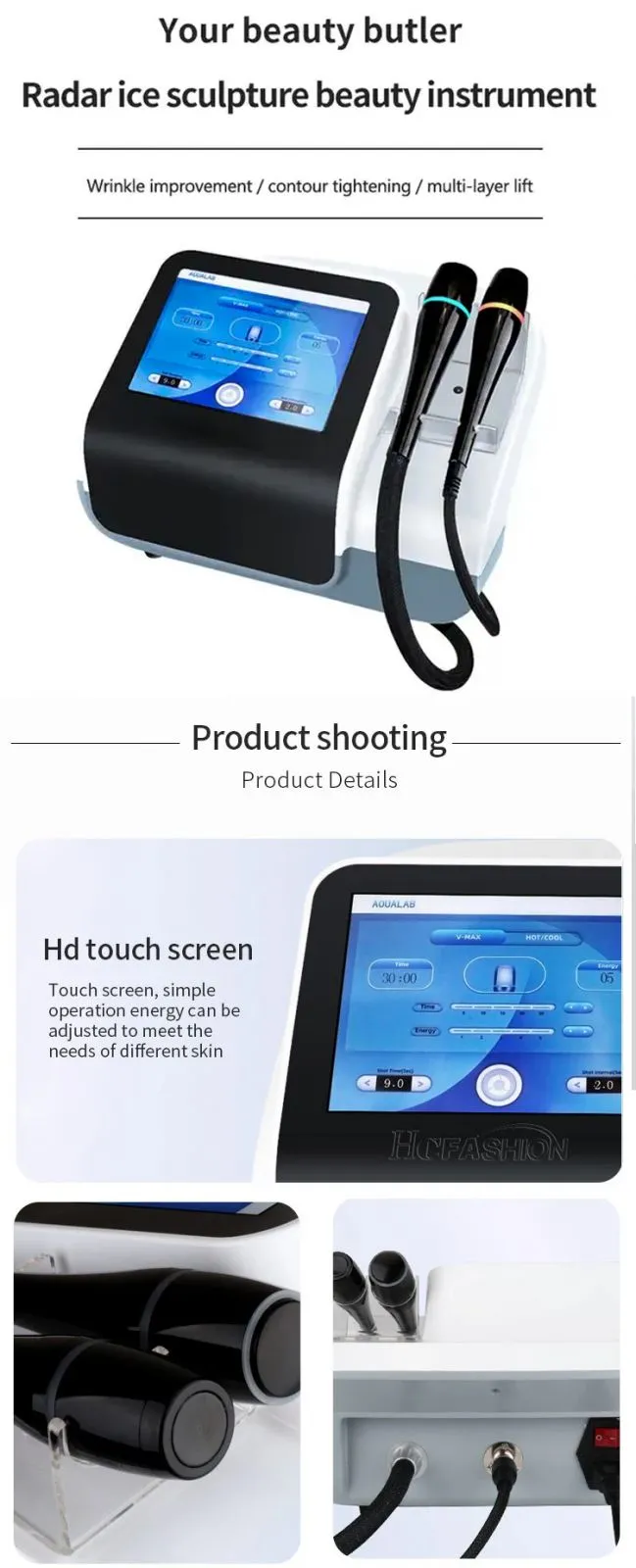 Home Use Cryo Vmax Facial Lifting for Beauty Salon