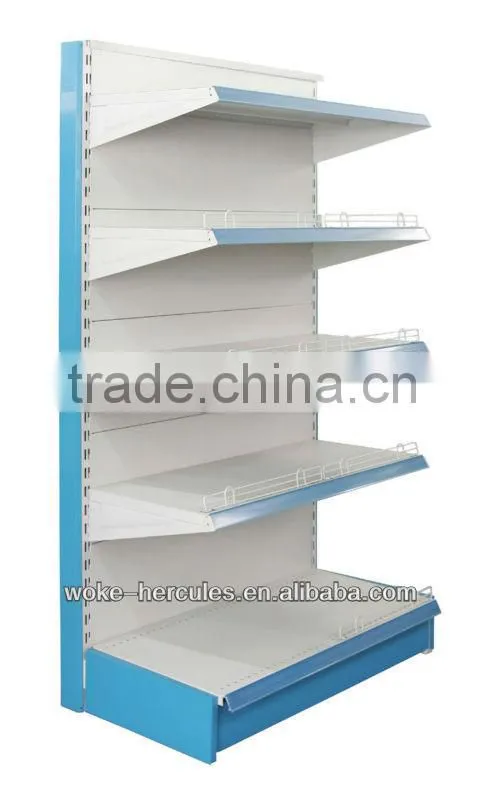 Supermarket checkout counter with convery belt for money desk in Mall