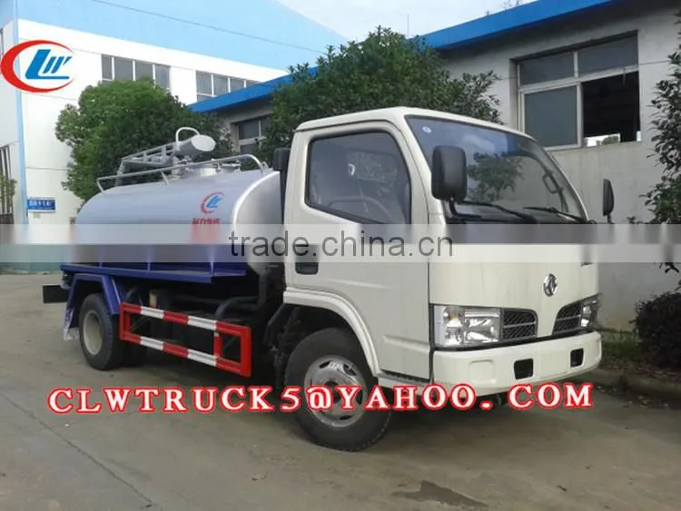2015 factory supply Dongfeng septic tank truck,Diesel New 4x2 vacuum trucks for sale