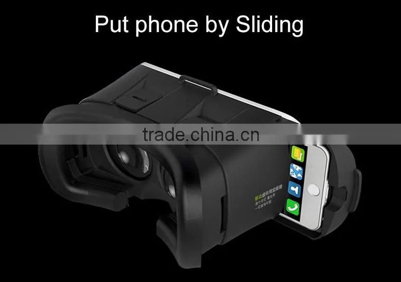 vr box virtual reality glasses 2.0 vr box Support 3D Movie with game controller