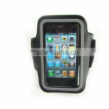 Neoprene sports mobile phone arm pouch