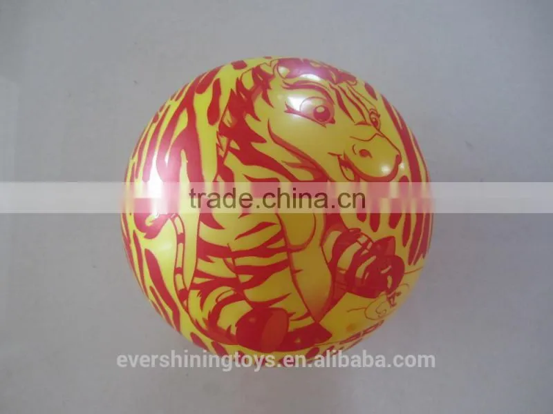 pvc toy balls/one color printed balls/single printed balls