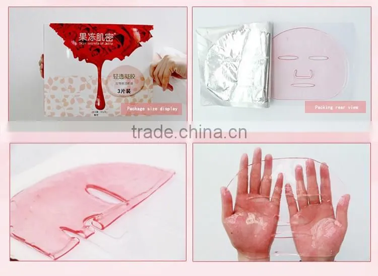 Rose Deep Moisturizing whitening Facial Mask Soft collagen Facial Mask