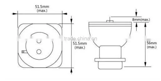 Elation Disco Stage Lighting Light MSD 5R 200W Reflector Platinum 5 R Bulb Lamp
