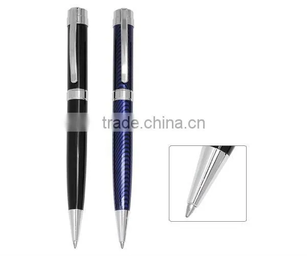 streamline texture metal ball pen for promotional