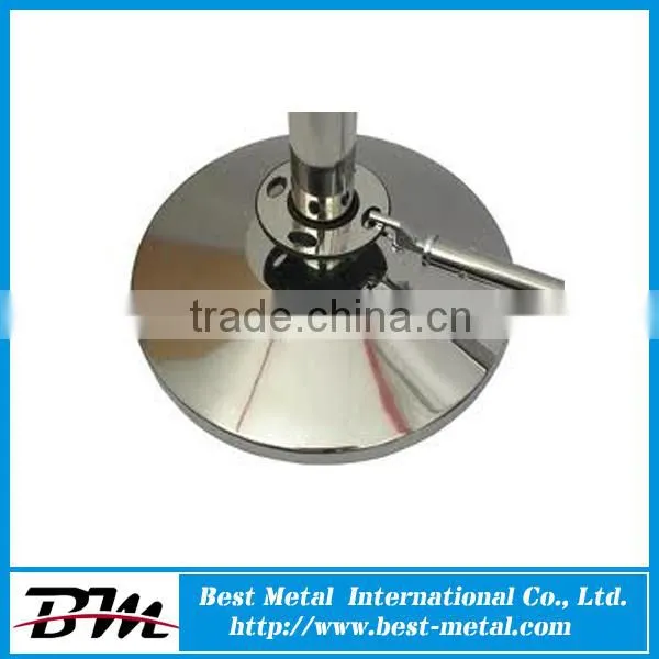 Ball Top Stainless Steel Breeze Barrier Stand