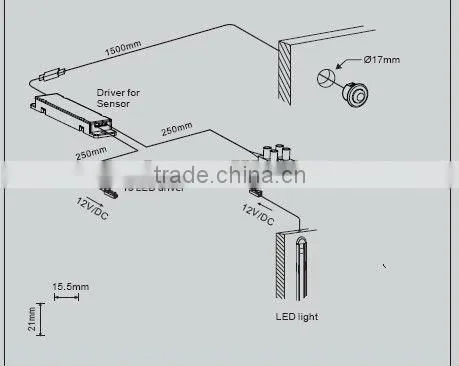 led IR sensor switch(human body )