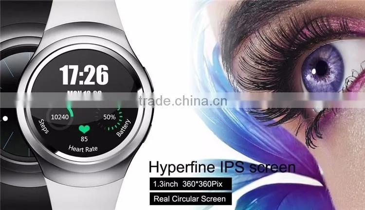 2016 X3 sim card smart watch 3g round smart watch MTK 6572 smartwatch sport