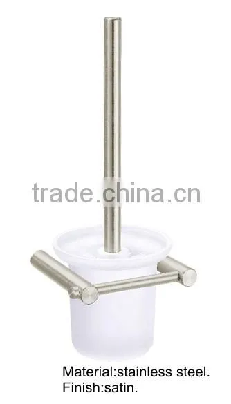 stainless steel toilet brush hanger