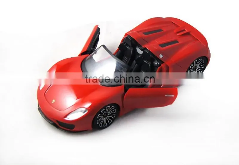Hot selling rc car toy Bluetooth car 1:14 android control Porsche 918 remote control electric car for kids