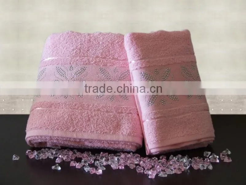 100% cotton microfiber fabric yard for bath towel