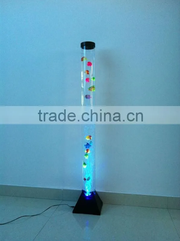 pillars blister light with platic fish