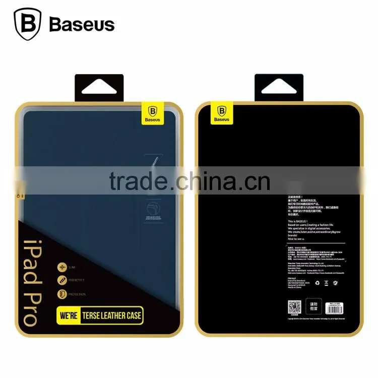 BASEUS For iPad Pro 9.7 Terser Series 3 Folding Leather Case Luxury Business PU Leather Case With Stand For iPad Pro 9.7 TB-0343